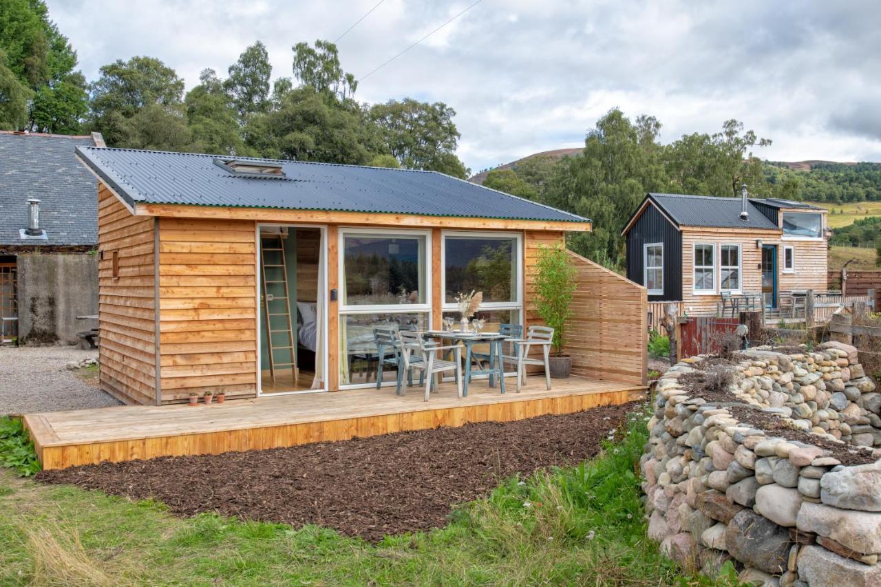 Alba - Charming Boutique Forest View Cabin With Hot Tub In Ballater Luaran gambar